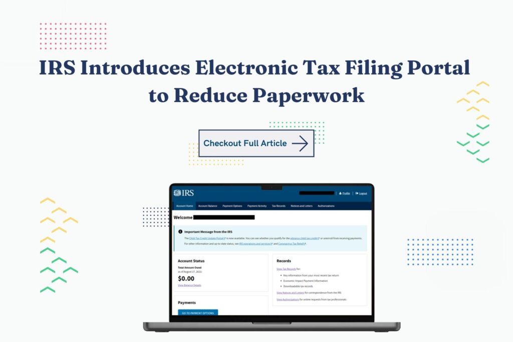 Electronic Tax Filling Portal